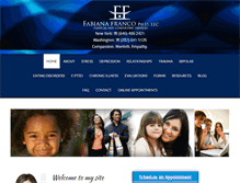 Tablet Screenshot of drfabianafranco.com